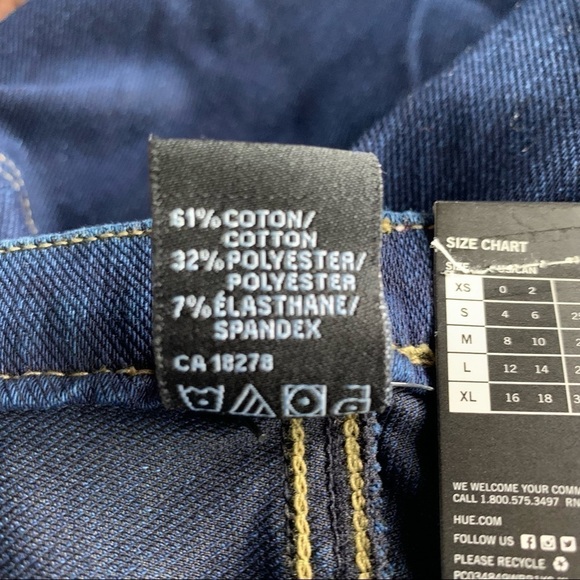 Hue Denim Capri Cropped Leggings - Picture 6 of 8